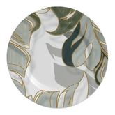 Prato Raso de Cerâmica Salt Lake Acetinado 29cm - Ela Decora